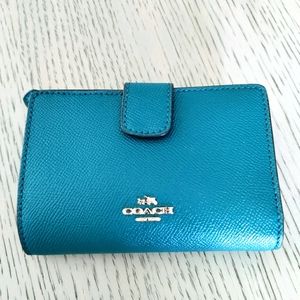 Teal Coach wallet